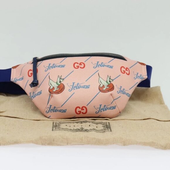 GUCCI THE Jetsons Children's Body Bag PVC Pink 502095 Auth bs26794 - Picture 2 of 14